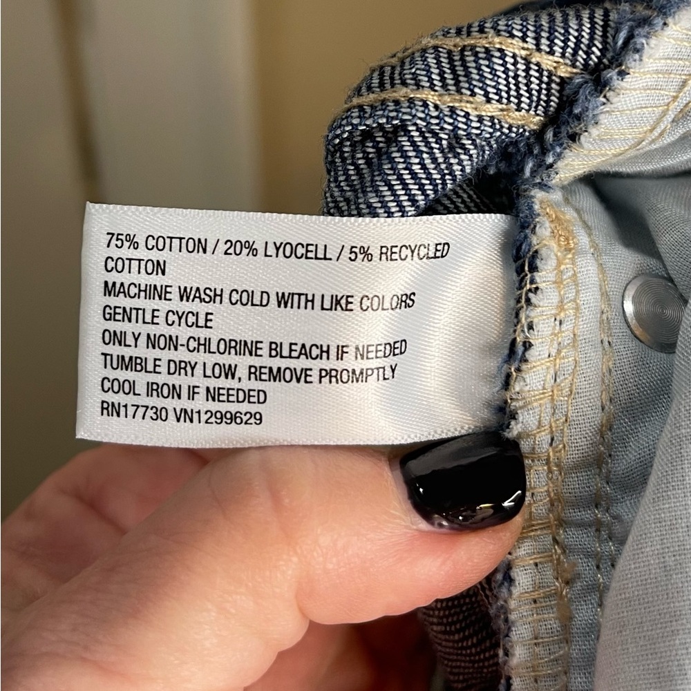 Ava & Viv Classic Blue Denim Jeans With Stretch Size 22 - Picture 7 of 7